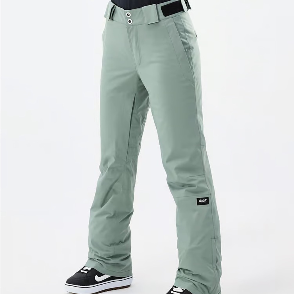 Dope snow pants size small mint green
